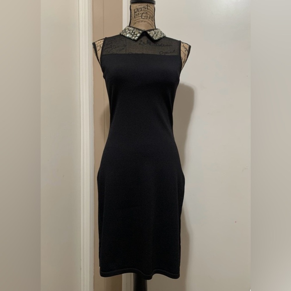 Vintage Ralph Lauren Black Sheath Halter Dress